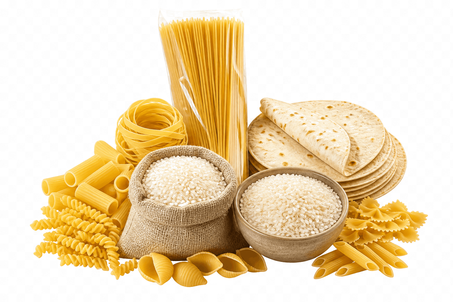 Tjestenina, riža i tortilje