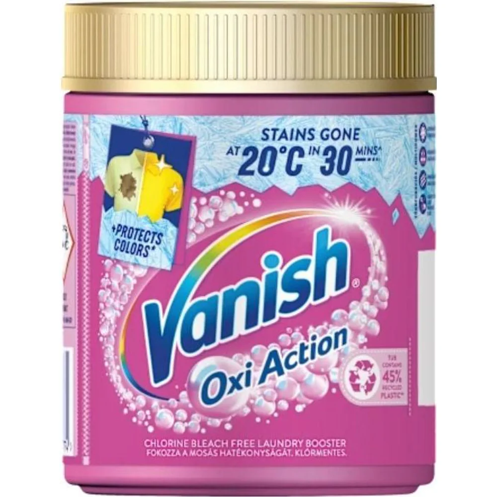Vanish prašak za odstranjivanje mrlja oxi action Pink 970g